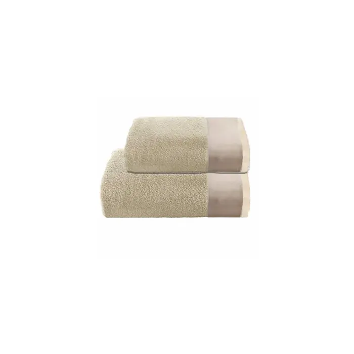 Комплект рушників PERLA CON BALZA IN RASO MODELLO TAHITI - 0